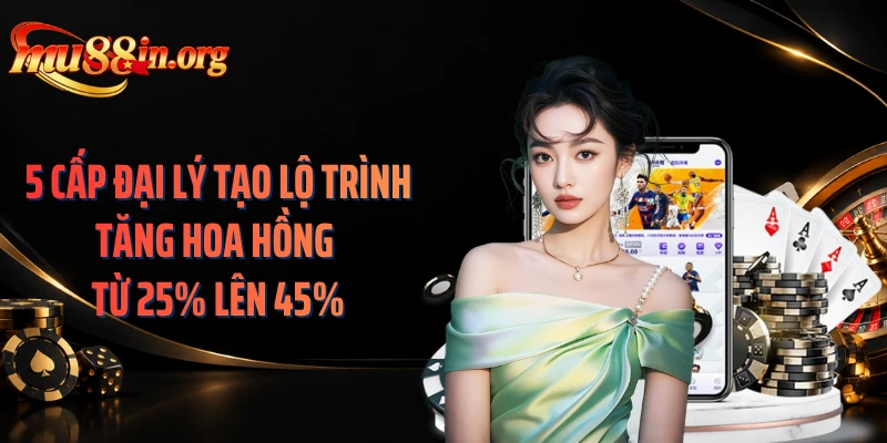 5 cấp đại lý tạo lộ trình tăng hoa hồng từ 25% lên 45%